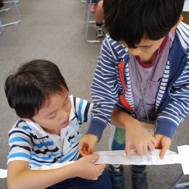 2011年9月25日（日）「紙の階段」（小学生クラス）in慶應日吉