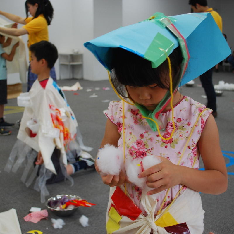 2012年5月27日（日）「おおきなふくをつくる」（小学生クラス）in慶應日吉