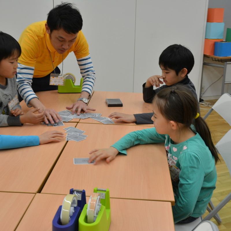 2016年3月20日（日）「トランプをして、トランプでつくる」（小学生クラス）in東大本郷