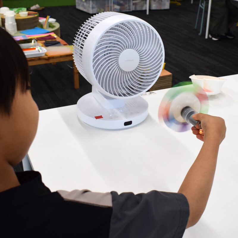 2025年8月2日（土）<br>サマーキャンプ2025　『くるくる電力マスター！！～風力発電のしくみをつくって電気の歴史を知ろう～』<br>in竹芝<br>